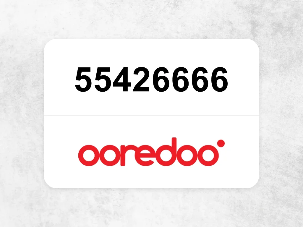 Ooredoo Mobile Phone  55426666