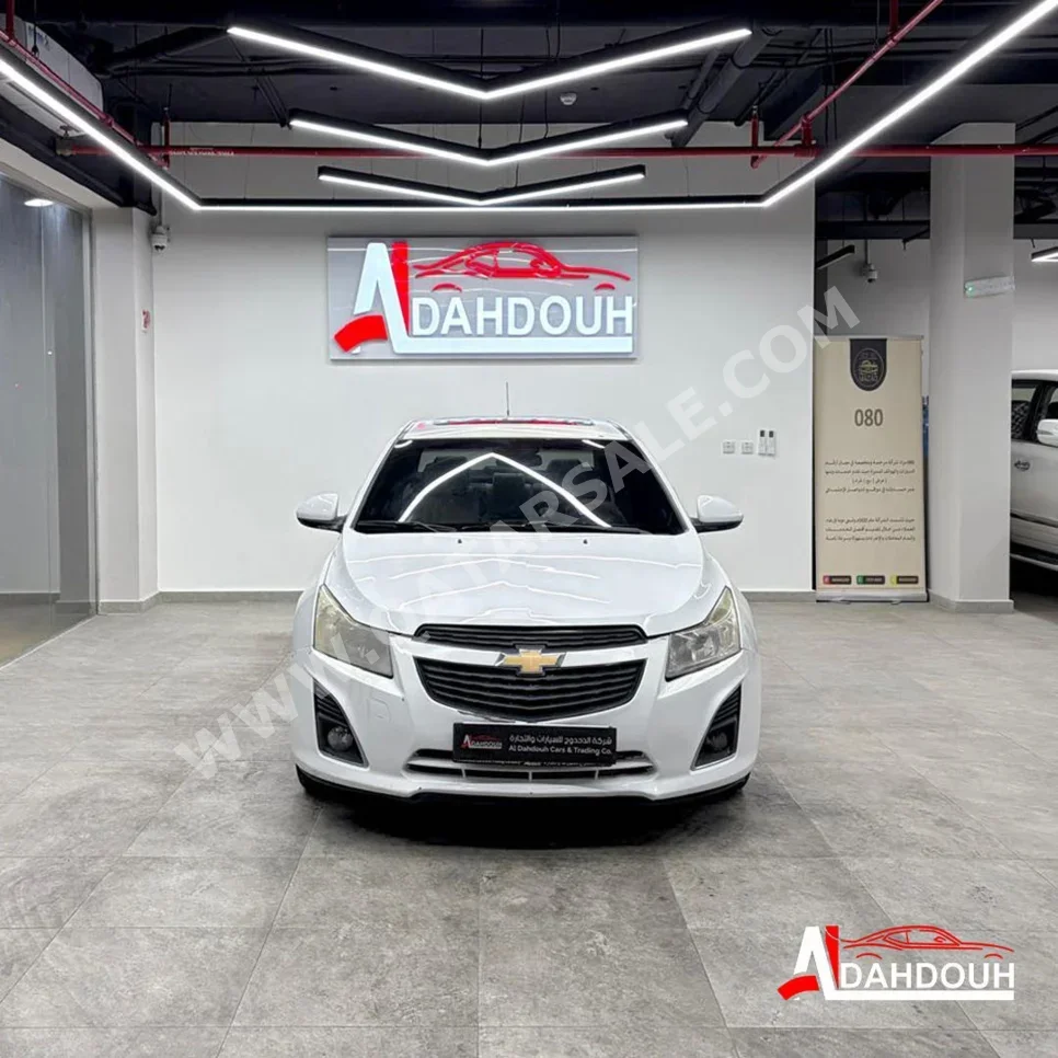 شفروليه  كـروز  2013  اوتوماتيك  209,000 كم  4 سلندر  سحب امامي  سيدان  أبيض