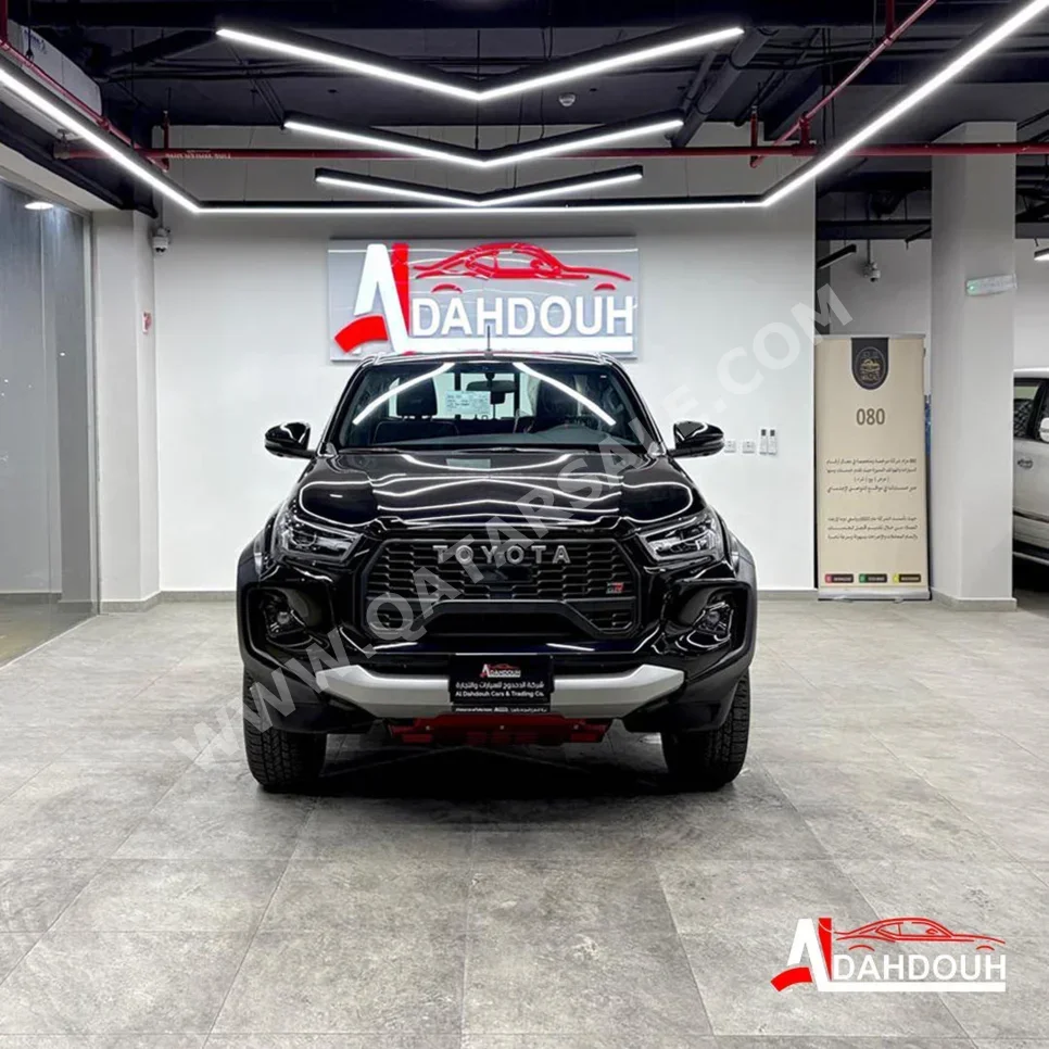 تويوتا  هاي لوكس  جي ار سبورت  2026  اوتوماتيك  0 كم  6 سلندر  دفع رباعي  بيكب  أسود  تحت الضمان