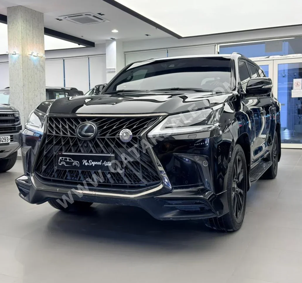 لكزس ال اكس 570 اس بلاك ايديشن 2020 اوتوماتيك 114,000 كم 8 سلندر دفع رباعي اس يو في أسود