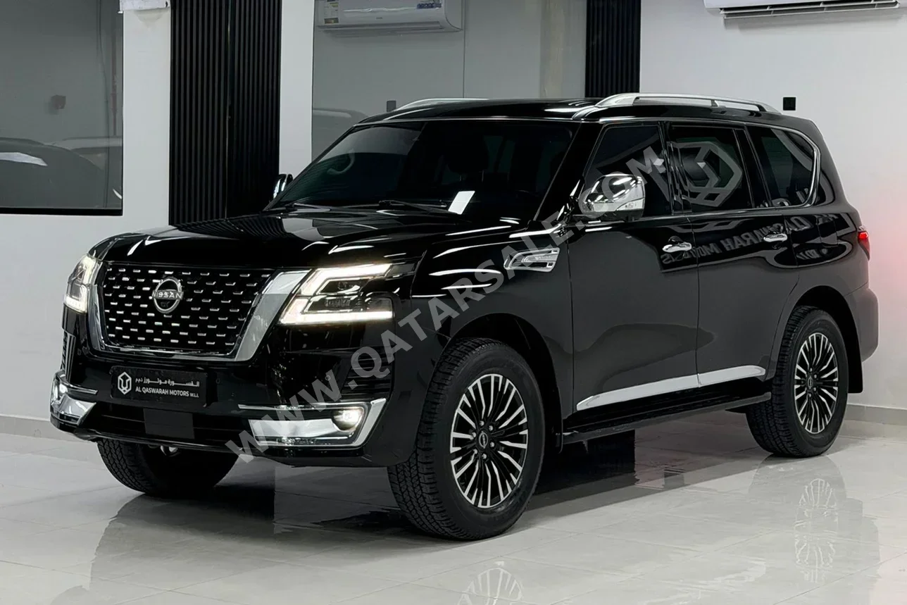 نيسان  باترول  بلاتنيوم  2023  اوتوماتيك  33,000 كم  6 سلندر  دفع رباعي  اس يو في  أسود  تحت الضمان