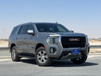 جي ام سي  يوكون  اس ال اي  2021  اوتوماتيك  92,000 كم  8 سلندر  دفع خلفي  اس يو في  رمادي