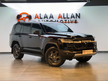 Toyota  Land Cruiser  GR Sport Twin Turbo  2025  Automatic  8,000 Km  6 Cylinder  Four Wheel Drive (4WD)  SUV  Black  With Warranty