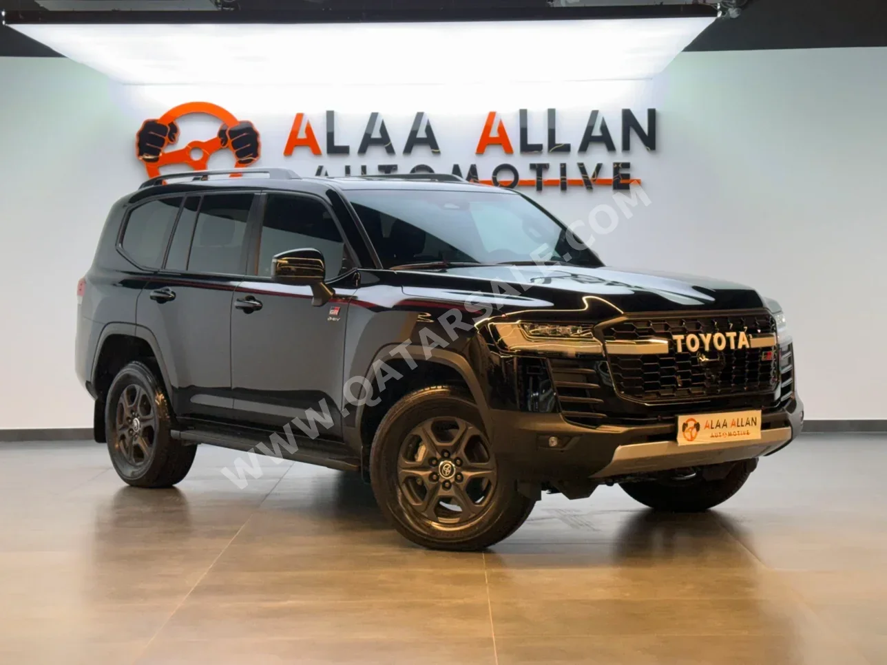 Toyota  Land Cruiser  GR Sport Twin Turbo  2025  Automatic  8,000 Km  6 Cylinder  Four Wheel Drive (4WD)  SUV  Black  With Warranty