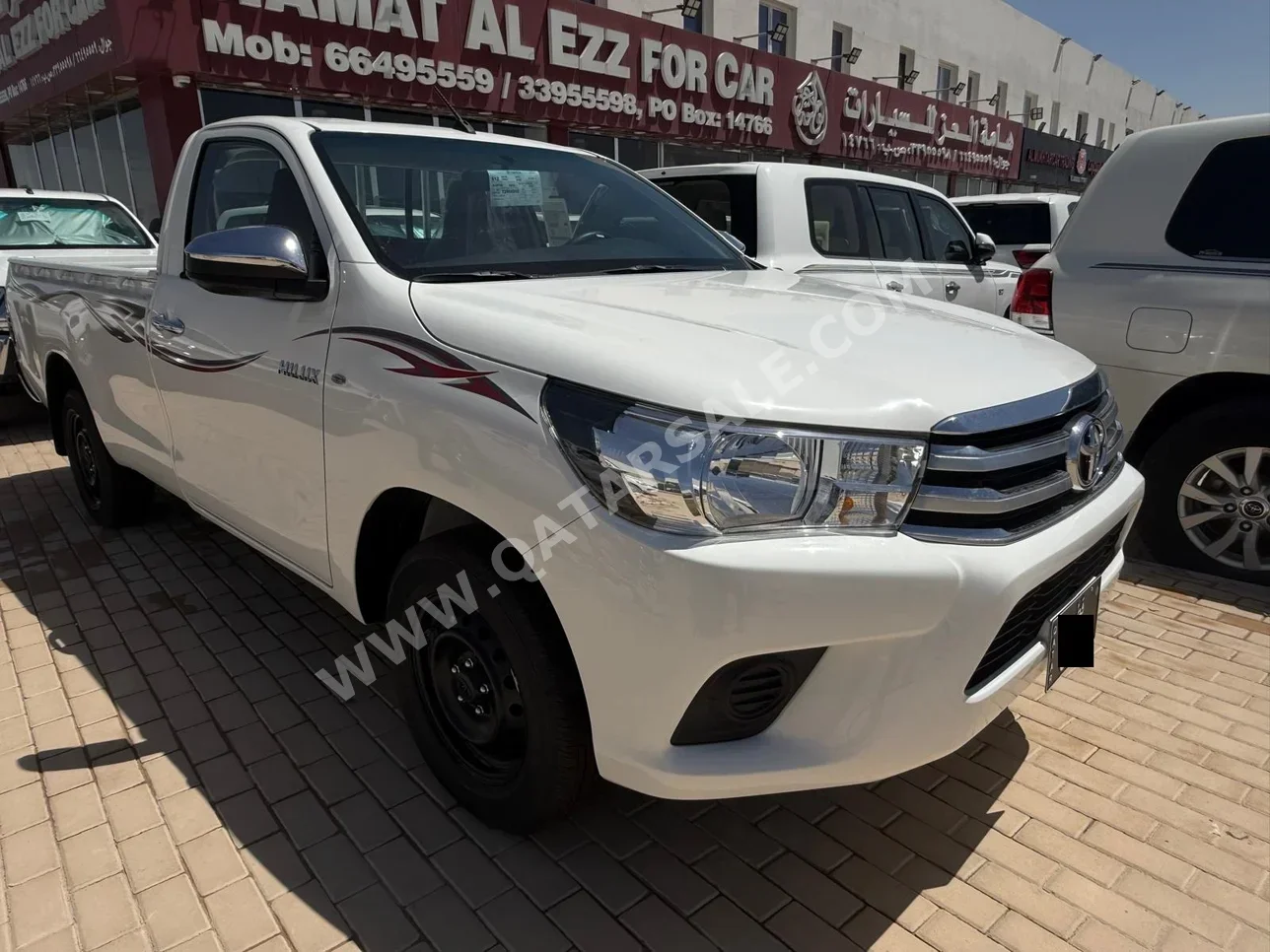 تويوتا  هاي لوكس  2025  عادي  0 كم  4 سلندر  دفع خلفي  بيكب  أبيض  تحت الضمان