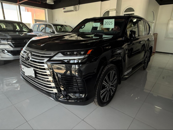 لكزس  ال اكس  600 لكجري  2025  اوتوماتيك  0 كم  8 سلندر  دفع رباعي  اس يو في  أسود  تحت الضمان