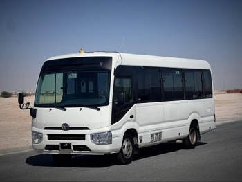 Toyota  Coaster  2020  Manual  144,000 Km  4 Cylinder  Rear Wheel Drive (RWD)  Van / Bus  White