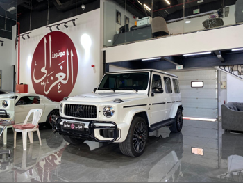 Mercedes-Benz  G-Class  63 Night Pack  2025  Automatic  3,000 Km  8 Cylinder  Four Wheel Drive (4WD)  SUV  White  With Warranty