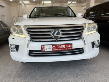 لكزس  ال اكس  570  2013  اوتوماتيك  329,000 كم  8 سلندر  دفع رباعي  اس يو في  أبيض