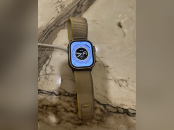 ساعات ذكية - ابل الترا - متوافق مع أي او اس - أسود