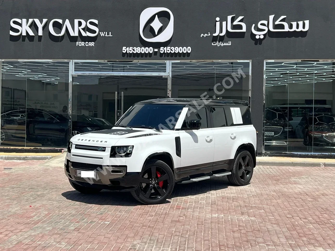 لاند روفر  ديفيندر  110 اتش اس اي  2025  اوتوماتيك  6,000 كم  6 سلندر  دفع رباعي  اس يو في  أبيض  تحت الضمان