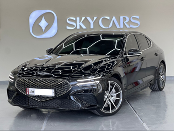 Genesis  G70  2024  Automatic  9,000 Km  6 Cylinder  Rear Wheel Drive (RWD)  Sedan  Black  With Warranty