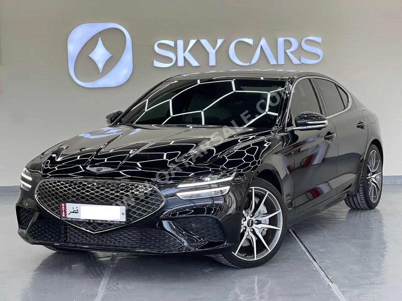 جينيسيس  جي 70  2024  اوتوماتيك  9,000 كم  6 سلندر  دفع خلفي  سيدان  أسود  تحت الضمان