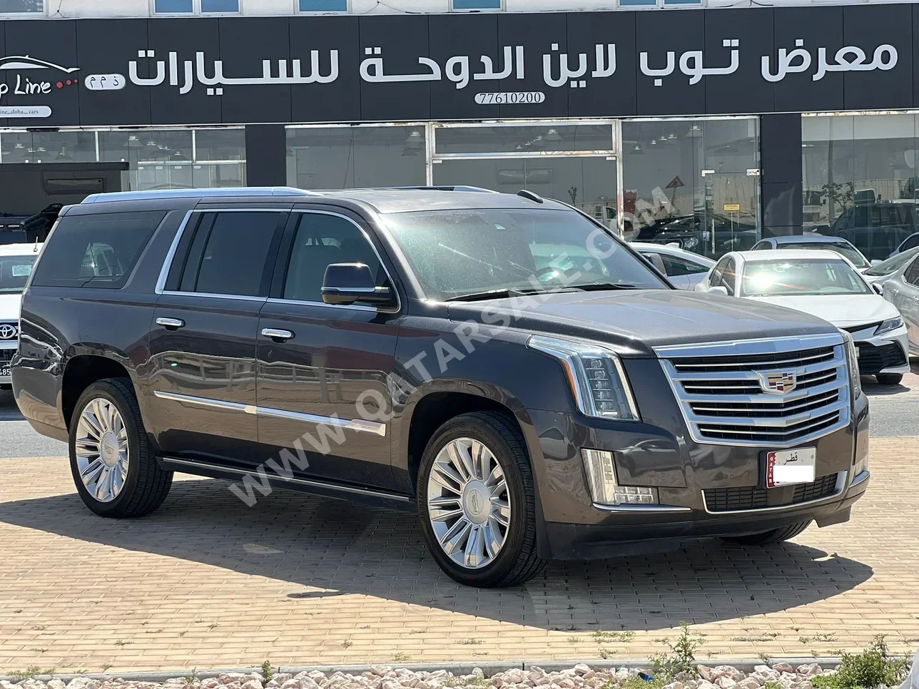 كاديلاك اسكيليد اي اكس تي 2016 اوتوماتيك 212,000 كم 8 سلندر دفع رباعي بيكب بني