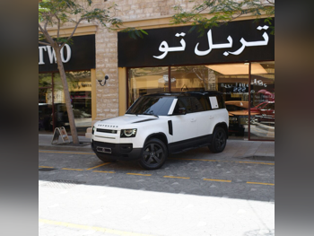 لاند روفر  ديفيندر  110 اتش اس اي  2024  اوتوماتيك  62,800 كم  6 سلندر  دفع رباعي  اس يو في  أبيض  تحت الضمان