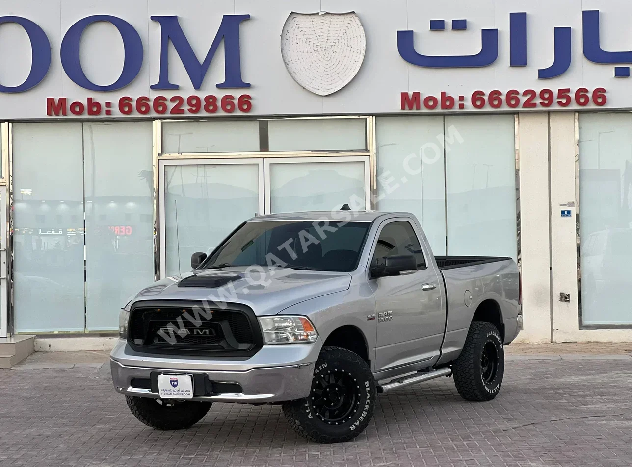 دودج  رام  1500  2013  اوتوماتيك  139,000 كم  8 سلندر  دفع رباعي  بيكب  فضي
