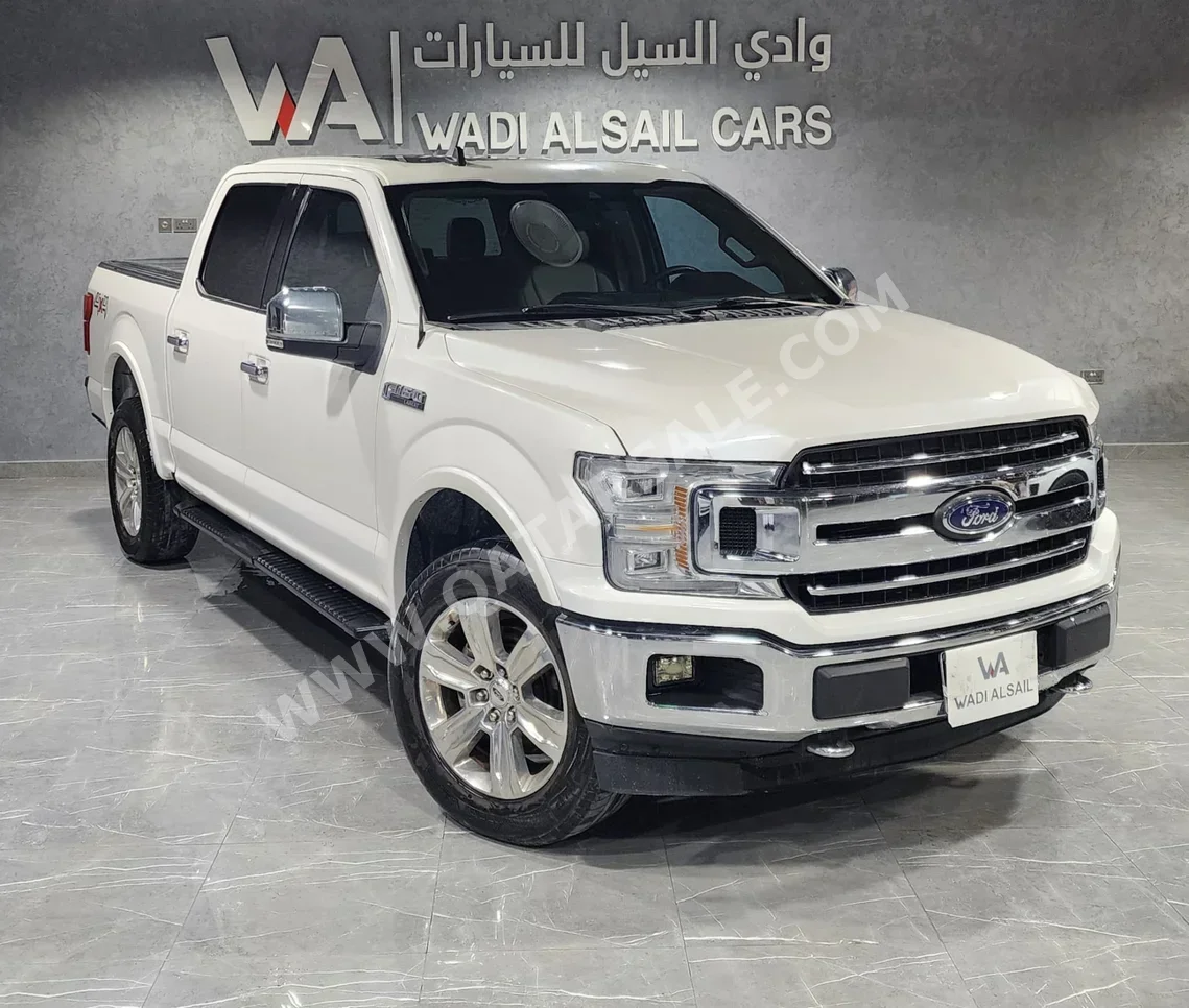 فورد أف 150 لاريت 2019 اوتوماتيك 258,000 كم 8 سلندر دفع رباعي بيكب أبيض