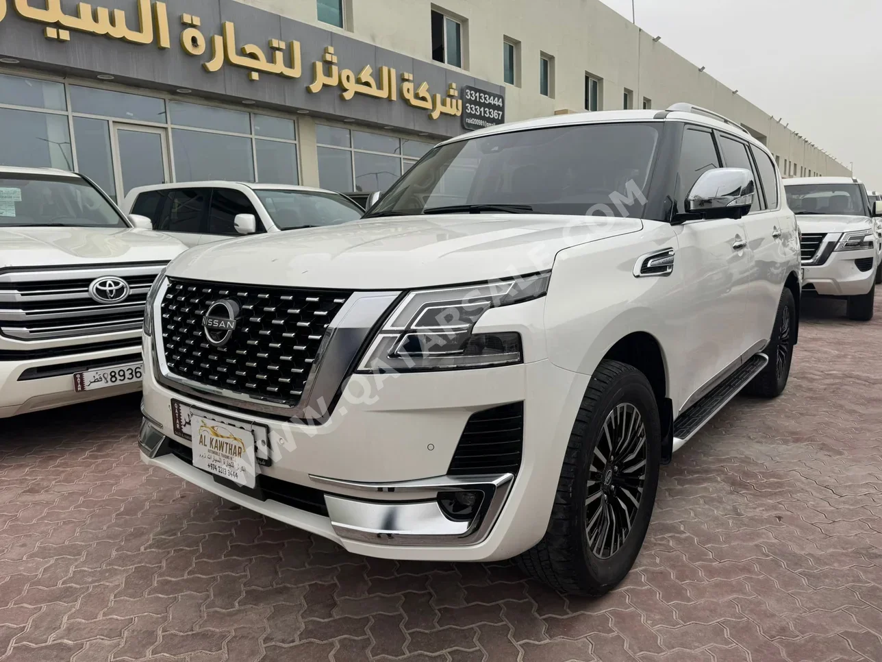 Nissan Patrol Platinum 2023 Automatic 51,000 Km 8 Cylinder Four Wheel Drive (4WD) SUV White With Warranty