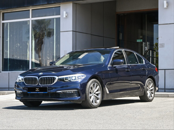 BMW  5-Series  520i  2020  Automatic  42,000 Km  4 Cylinder  Rear Wheel Drive (RWD)  Sedan  Blue