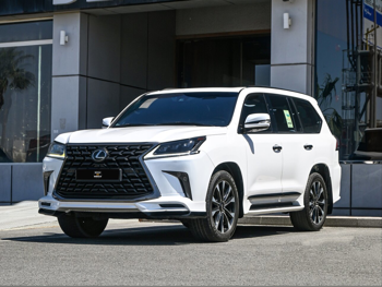 Lexus  LX  570 S Black Edition  2021  Automatic  166,000 Km  8 Cylinder  Four Wheel Drive (4WD)  SUV  White  With Warranty