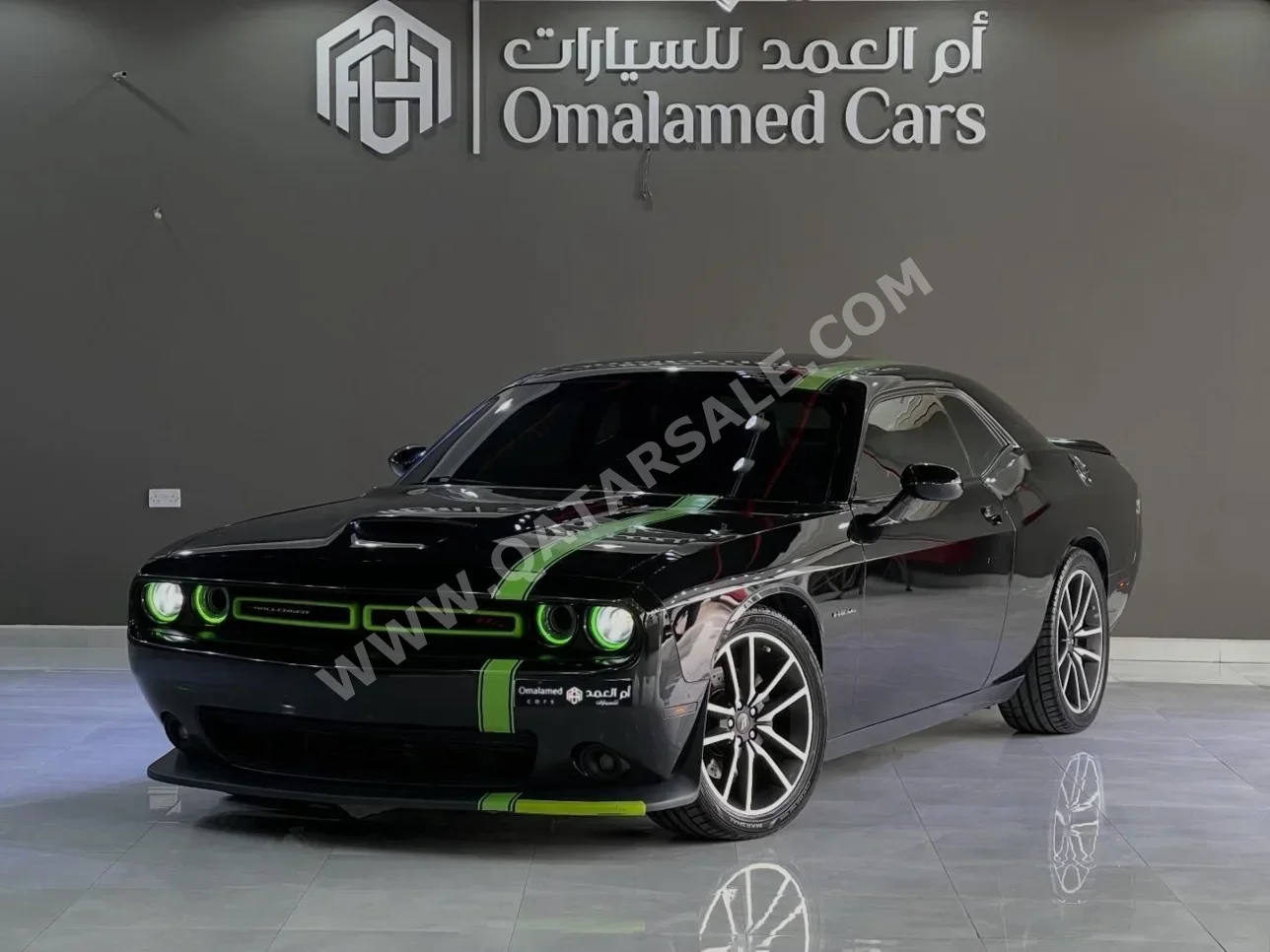 دودج  تشالنجر  ار/تي  2022  اوتوماتيك  120,000 كم  8 سلندر  دفع خلفي  كوبيه \ سبورت  اسود و اخضر