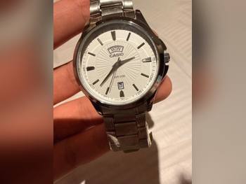 Watches - Casio - Quartz Watch - White - Men Watches