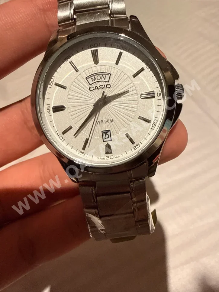 Watches - Casio  - Quartz Watch  - White  - Men Watches