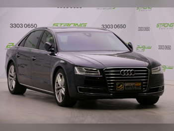 Audi  A8  L  2016  Automatic  62,000 Km  6 Cylinder  All Wheel Drive (AWD)  Sedan  Dark Blue