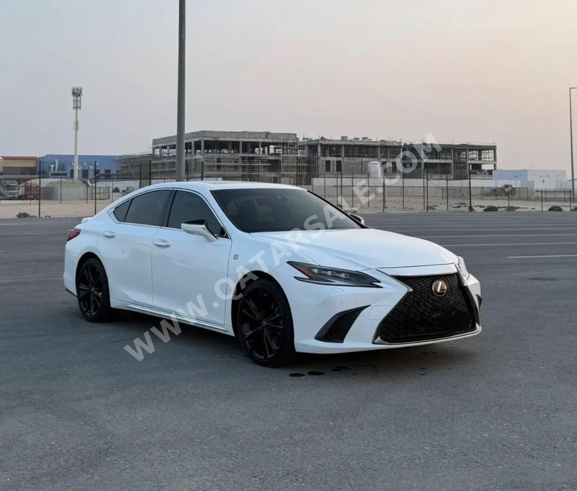 Lexus  ES  350 F-Sport  2023  Automatic  24,000 Km  6 Cylinder  Rear Wheel Drive (RWD)  Sedan  White  With Warranty