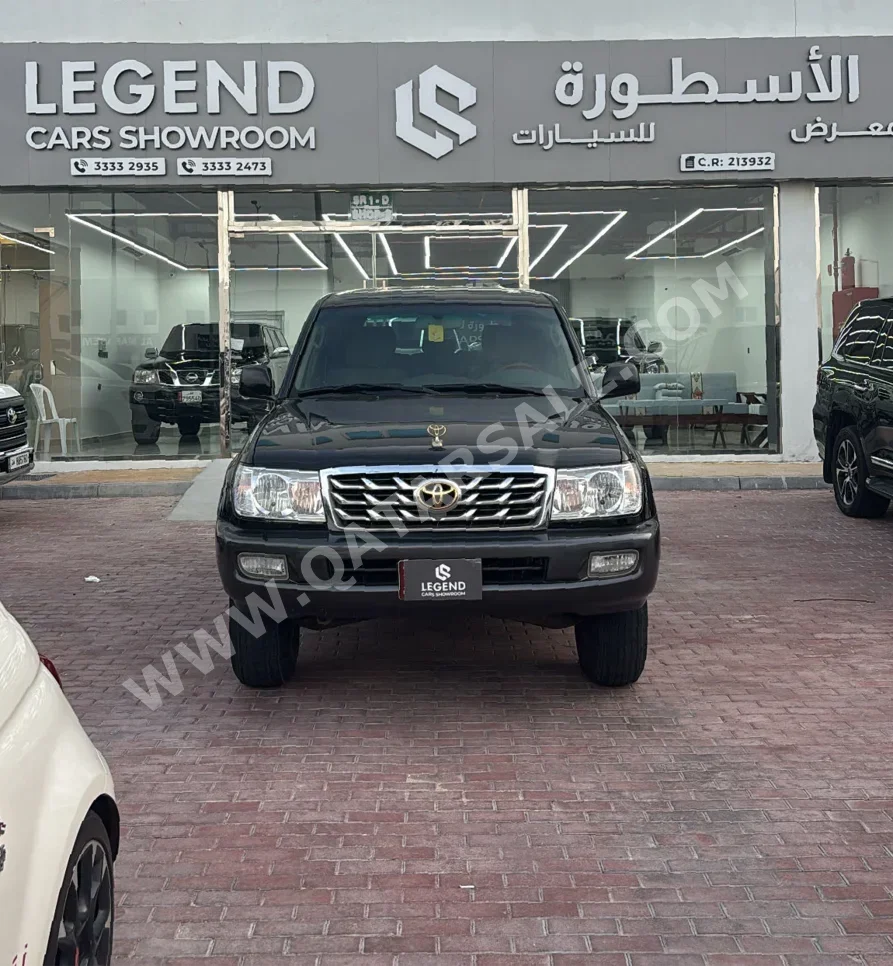 تويوتا لاند كروزر جي اكس 2007 اوتوماتيك 148,000 كم 6 سلندر دفع رباعي اس يو في أسود