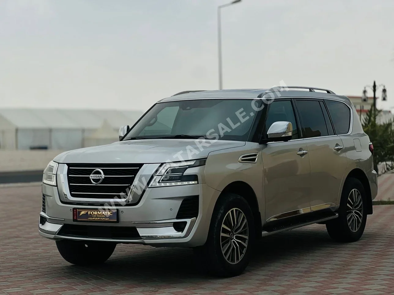 Nissan Patrol Platinum 2021 Automatic 123,000 Km 8 Cylinder Four Wheel Drive (4WD) SUV Silver With Warranty