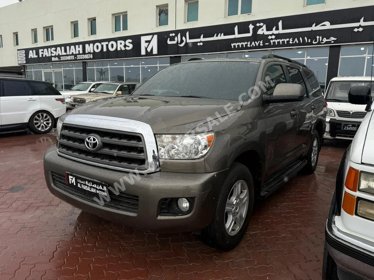 تويوتا  سكويا  اس ار 5  2014  اوتوماتيك  294,000 كم  8 سلندر  دفع رباعي  اس يو في  بني