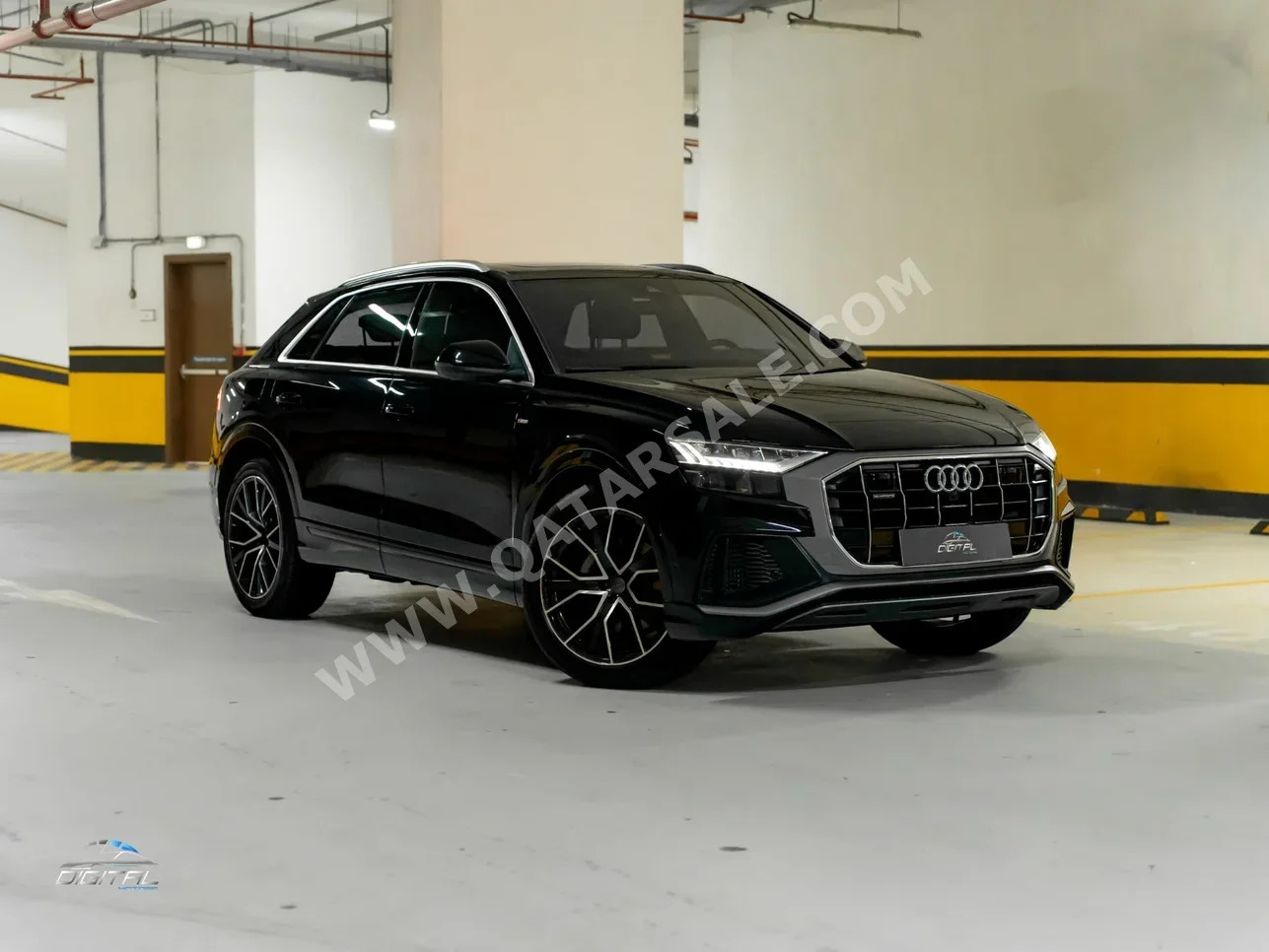 Audi Q8 55 TFSI Quattro 2019 Automatic 82,600 Km 6 Cylinder All Wheel Drive (AWD) SUV Black