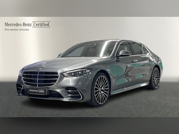 Mercedes-Benz  S-Class  450AMG  2024  Automatic  16,200 Km  6 Cylinder  Four Wheel Drive (4WD)  Sedan  Gray  With Warranty
