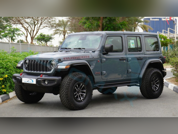 جييب  رانجلار  روبيكون  2025  اوتوماتيك  0 كم  4 سلندر  دفع رباعي  اس يو في  رمادي  تحت الضمان