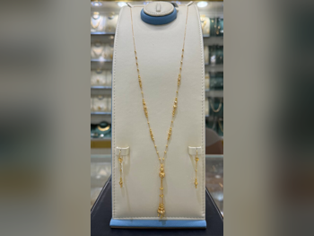 Gold Set Italy Woman By Item ( Designers ) Without Stone Maintenance Warranty Free Shipping Yellow Gold 21k