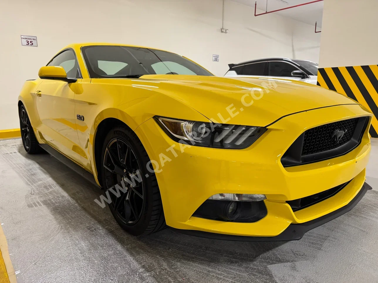 Ford  Mustang  GT  2017  Automatic  37,500 Km  8 Cylinder  Rear Wheel Drive (RWD)  Coupe / Sport  Yellow