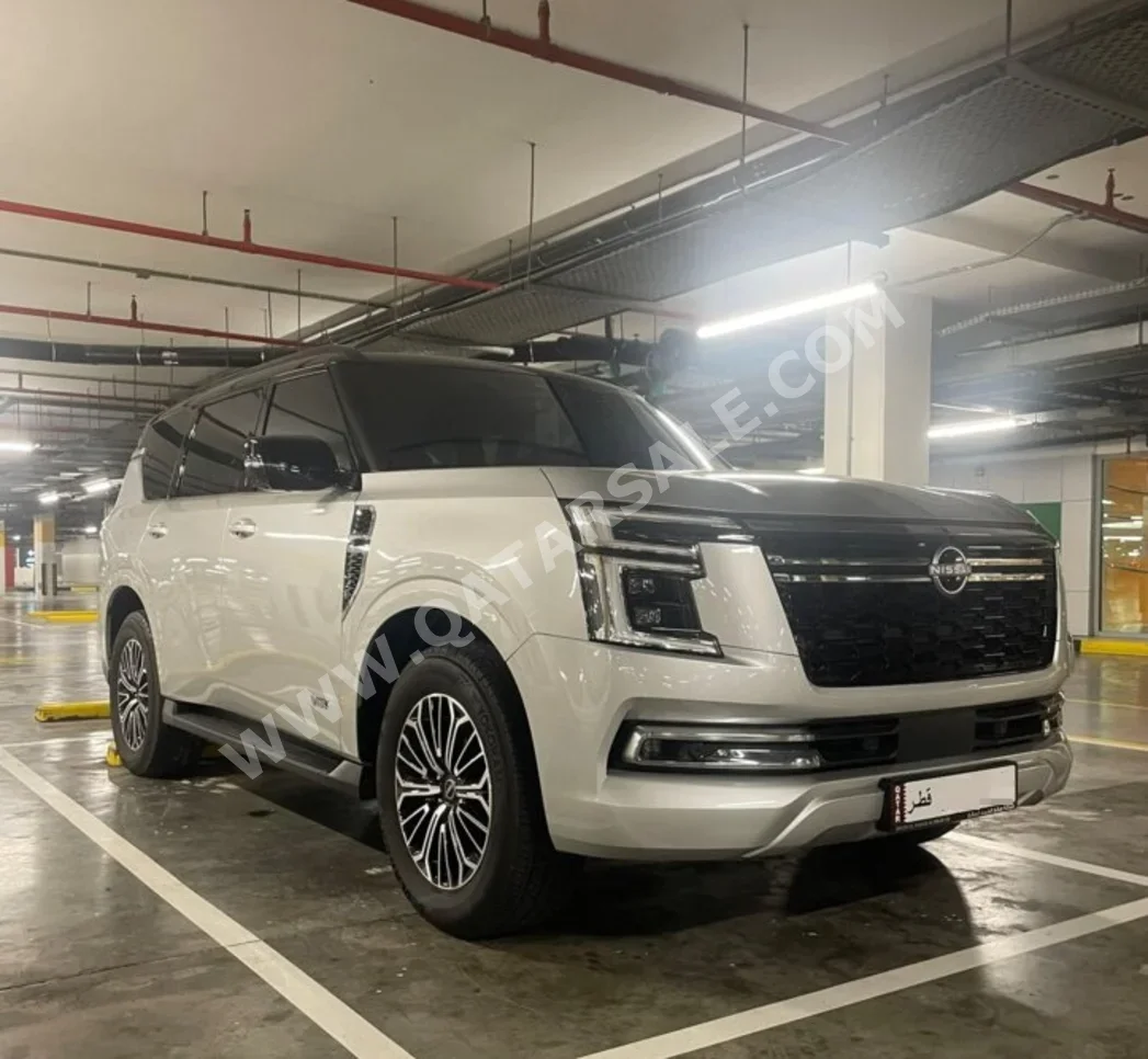 Nissan  Patrol  Titanium Turbo  2025  Automatic  3,850 Km  6 Cylinder  All Wheel Drive (AWD)  SUV  Silver  With Warranty