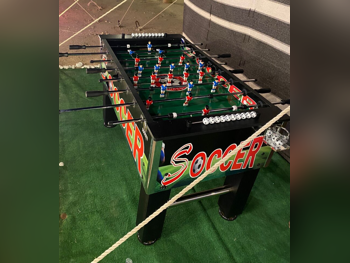Green and Black  Foosball Table