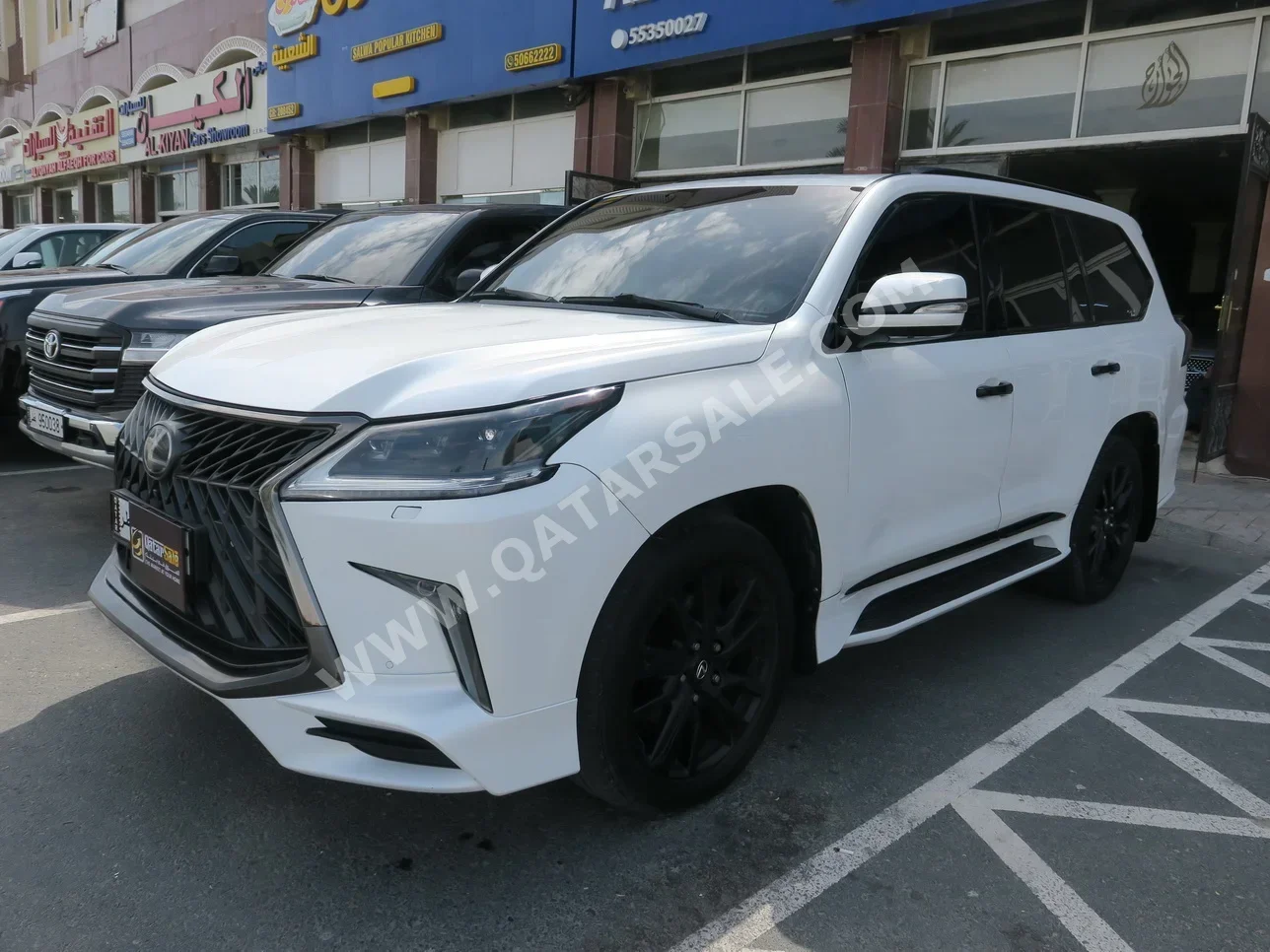 Lexus  LX  570 S Black Edition  2019  Automatic  254,000 Km  8 Cylinder  Four Wheel Drive (4WD)  SUV  White