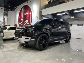 Land Rover  Defender  110 HSE  2024  Automatic  78,000 Km  6 Cylinder  Four Wheel Drive (4WD)  SUV  Black  With Warranty