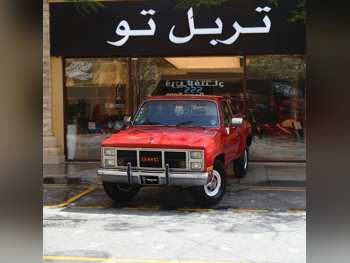 جي ام سي  سييرا  1986  عادي  255,620 كم  8 سلندر  دفع رباعي  كلاسك  أحمر