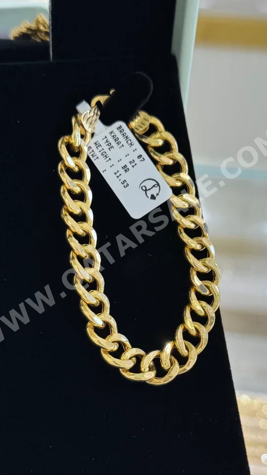 الذهب اساور  قطر  نسائي  حسب الوزن  11.53 غرام  تعبيري  ضمان الصيانة  توصيل مجاني  ذهب أصفر  عيار 21