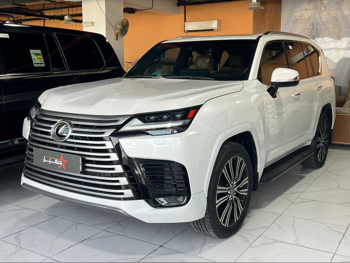 Lexus  LX  600 Luxury  2023  Automatic  99,000 Km  6 Cylinder  Four Wheel Drive (4WD)  SUV  White  With Warranty