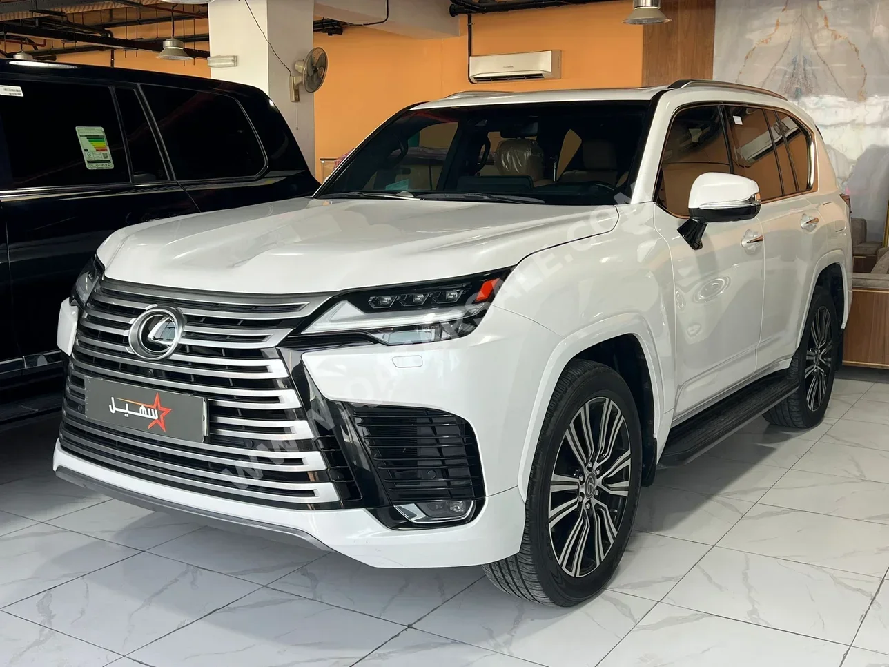 Lexus  LX  600 Luxury  2023  Automatic  99,000 Km  6 Cylinder  Four Wheel Drive (4WD)  SUV  White  With Warranty