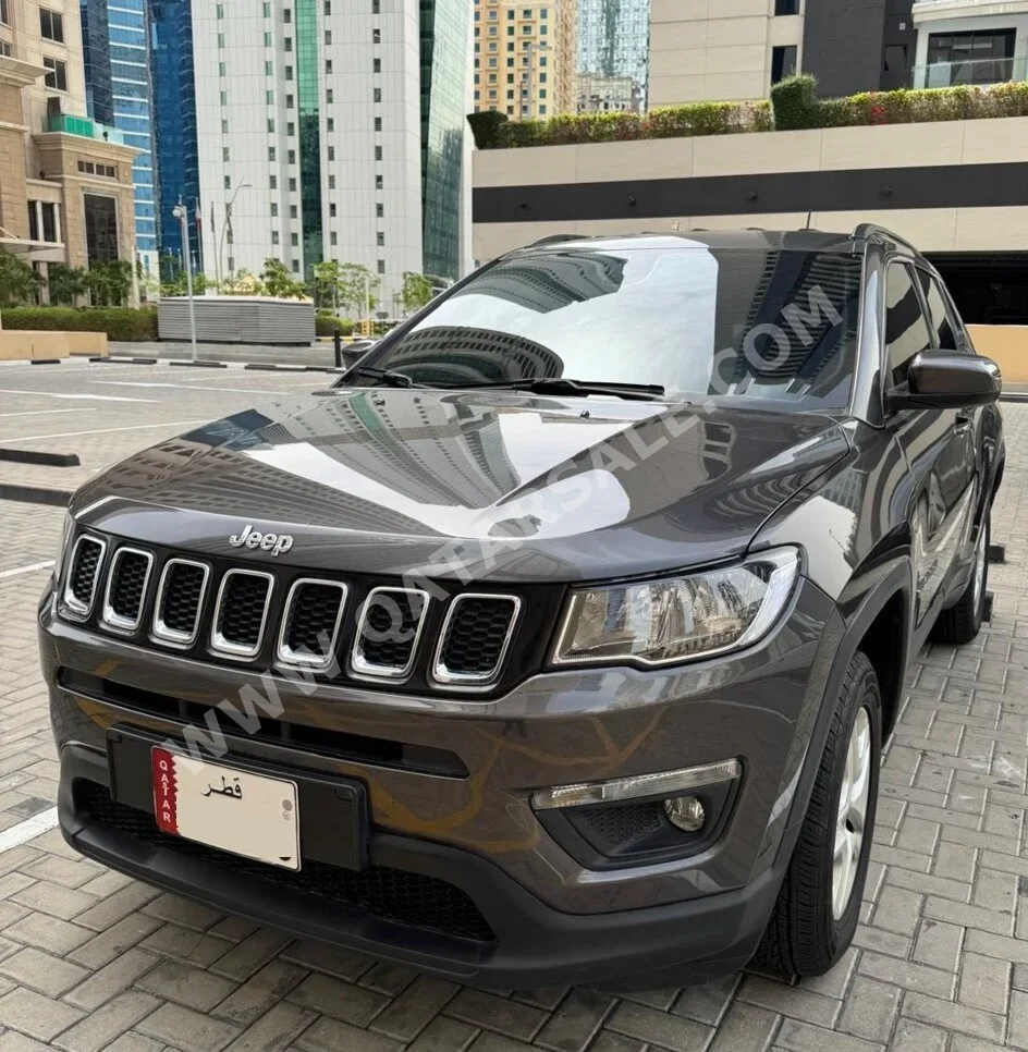 Jeep  Compass  longitude  2020  Automatic  76,500 Km  4 Cylinder  Four Wheel Drive (4WD)  SUV  Dark Gray