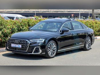 اودي  أي 8  أل  2024  اوتوماتيك  0 كم  6 سلندر  دفع كلي مستمر  سيدان  أسود  تحت الضمان