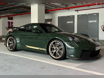 بورش  911  جي تي 3  2021  اوتوماتيك  37,000 كم  6 سلندر  دفع خلفي  كوبيه \ سبورت  أخضر