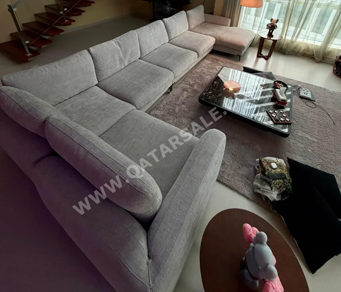 Sofas, Couches & Chairs Home Center  Sofa Set  - Fabric  - Gray