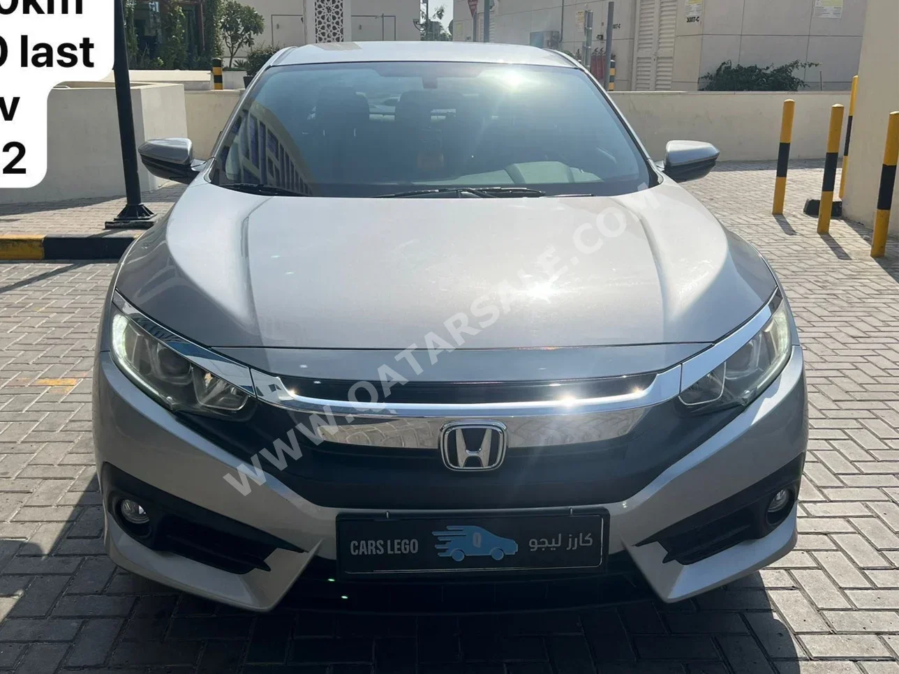 Honda  Civic  2019  Automatic  56,000 Km  4 Cylinder  Front Wheel Drive (FWD)  Sedan  Silver